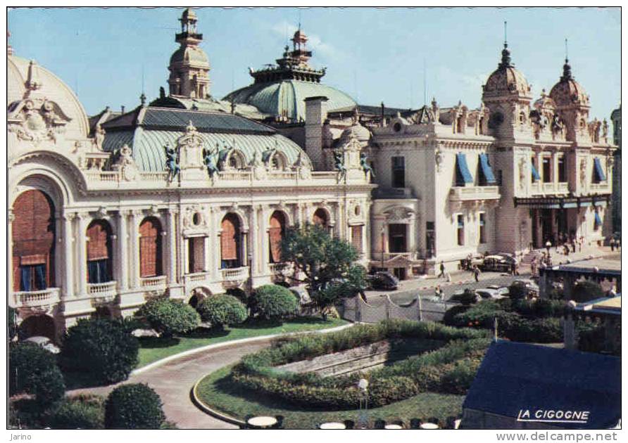 Monaco, Monte Carlo, Le Casino, Circulé Oui 1957 - Casino