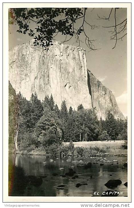 188153-California, Yosemite National Park, RPPC,  El Capitan - Yosemite