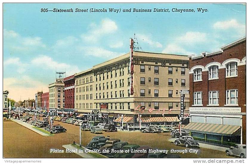 190873-Wyoming, Cheyenne, Sixteenth Street, Lincoln Way, Business District, Sanborn No 905 - Cheyenne