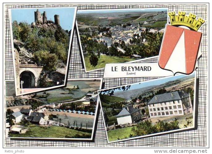 Le Bleymard (Lozère), Multivues (église, Camp De Vacances,...) - Le Bleymard