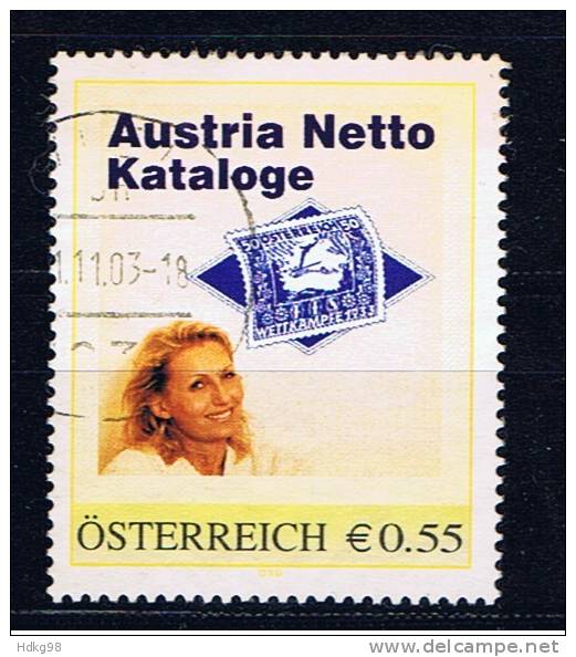 A Österreich 2003 Mi Xx Personalisierte Marke: Austria Netto Kataloge - Persoonlijke Postzegels