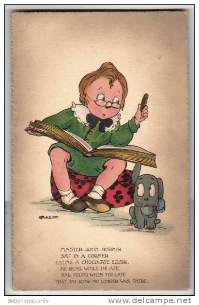 Fairy Tales - Master John Horner  By Graeff - Postcard  1912 - Fairy Tales, Popular Stories & Legends