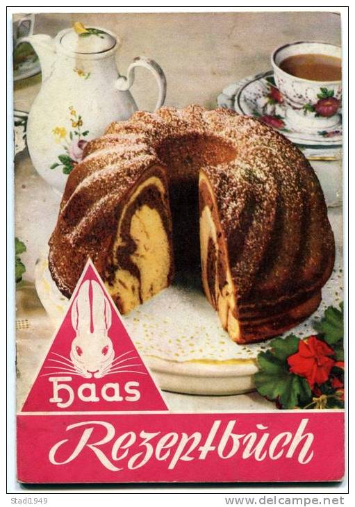 HAAS Rezeptbuch, ( Rot ) Etwa Um 1960 - Eten & Drinken