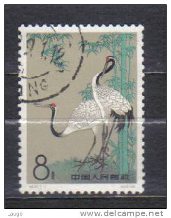 PRChina  640 Bird Crane 1962  FU - Usados