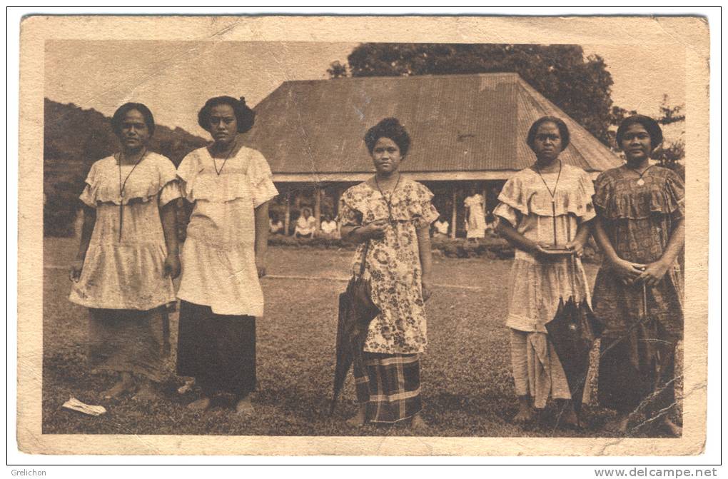 OCEANIE : ILES SAMOA : Jeunes élèves Des Soeurs D'Apia - Samoa