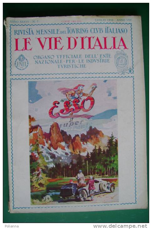 RA#08#03 LE VIE D'ITALIA 1930/TOBAGO/S.MICHELE OLIVETTA/TRIESTE/VERUCCHIO/ERITREA/TIONE - Turismo, Viaggi