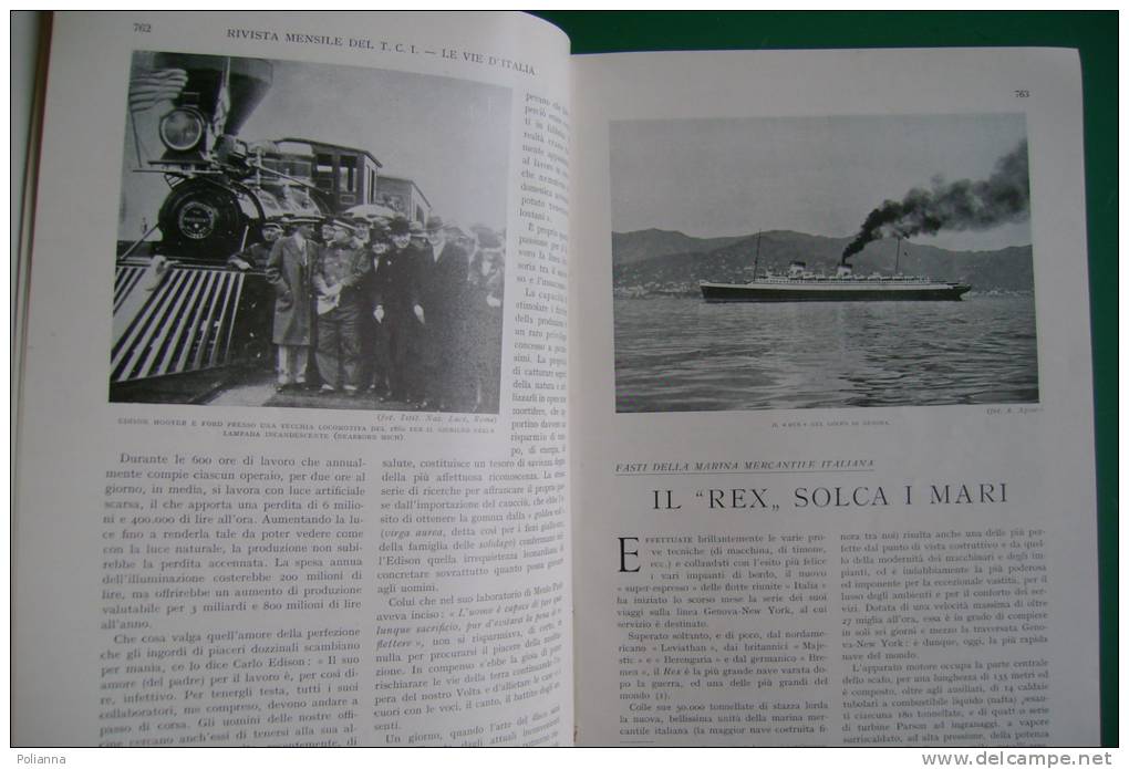 RA#08#15 LE VIE D'ITALIA 1932/CERTALDO/CASERMA PINEROLO/ASTURA/NAVE REX/MELETO/CASTELLO MELETO/PUTIGNANO - Turismo, Viaggi