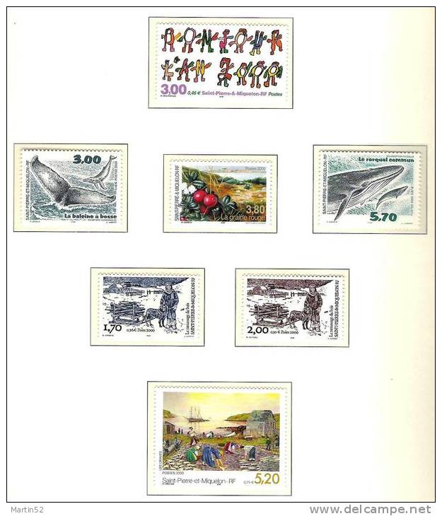 Année NON Complèt 2000 ** MNH (cote BOREK 31 Euro) Voir Offre Spéciale Annexé - Unused Stamps