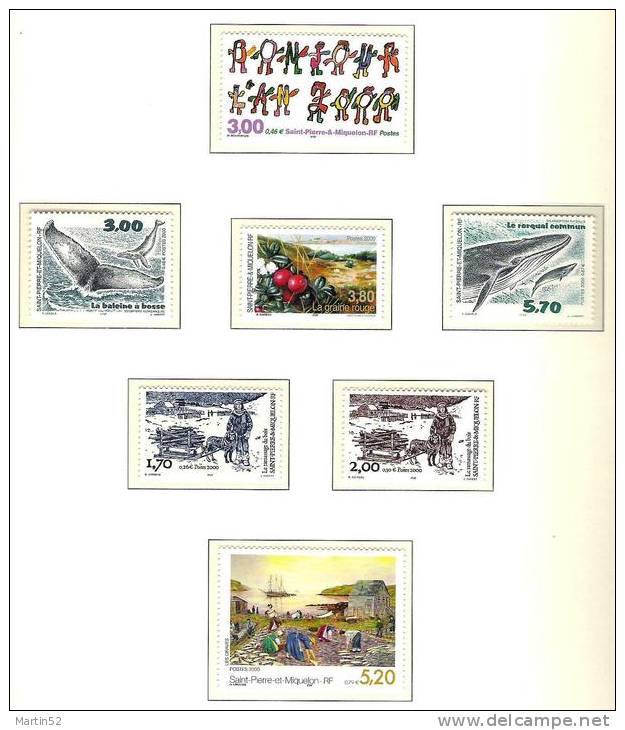 Année NON Complèt 2000 ** MNH (cote BOREK 31 Euro) Voir Offre Spéciale Annexé - Neufs