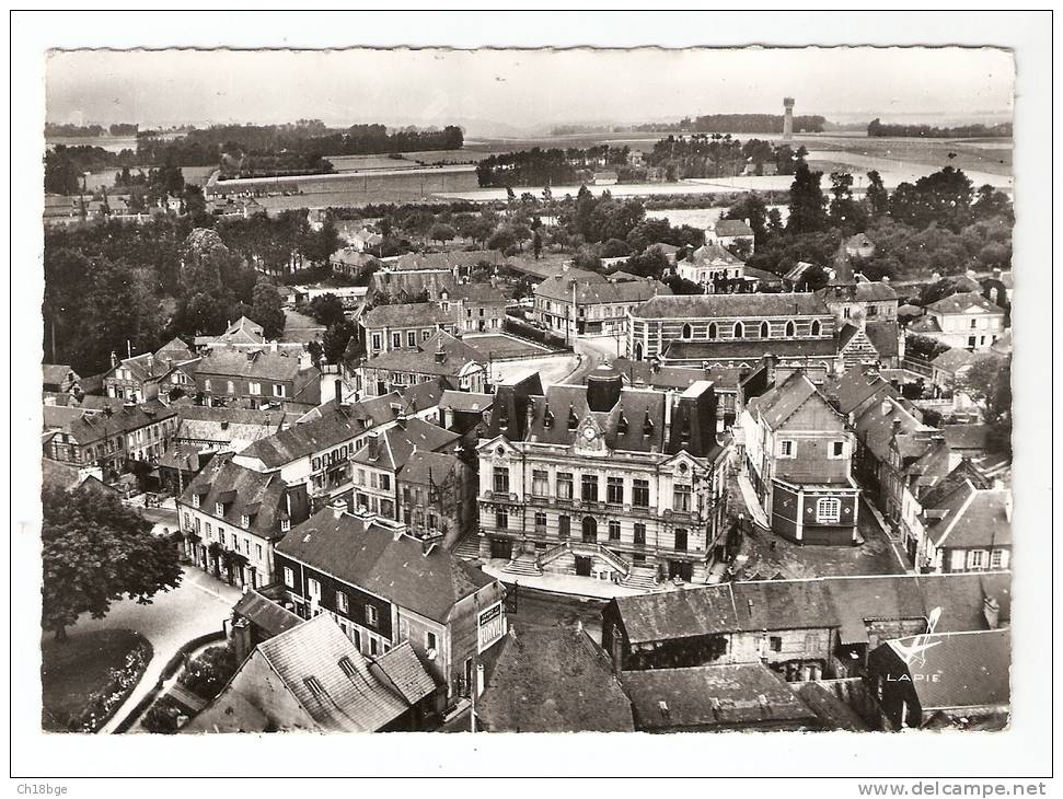 CPA -76 - Seine Maritime - Criquetot L'Esneval : Vue Aérienne : L'Hôtel De Ville - Criquetot L'Esneval