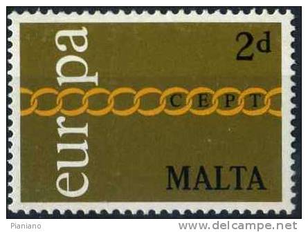 PIA  -  MALTA  -  1971  : Europa   (Un 424-26) - 1971