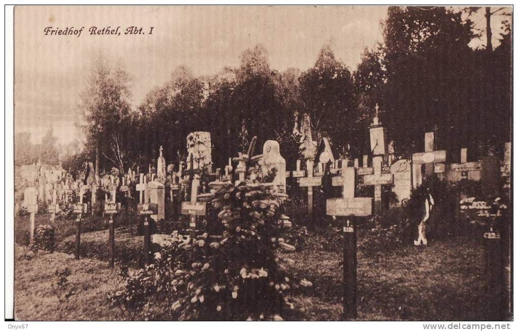 RETHEL-08-Ardennes-Friedhof, Abt. I - Cimetière Militaire-Krieg-Guerre-14/18- Feldpost - Rethel