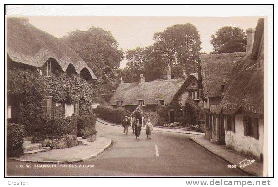 SHANKLIN 1905  I O W THE OLD VILLAGE (CARTE PHOTO) 1934 - Autres & Non Classés