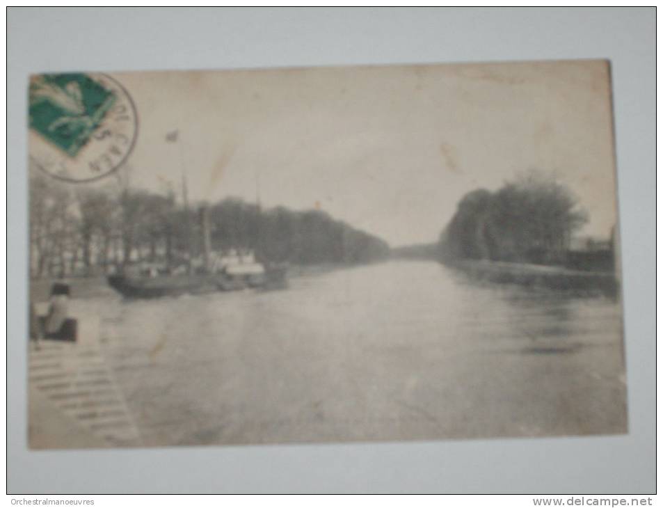 CPA  Cpsm POSTCARD CALVADOS 14  CP CAEN 1917  Bateau DU HAVRE & L´ Orne Animé - Caen