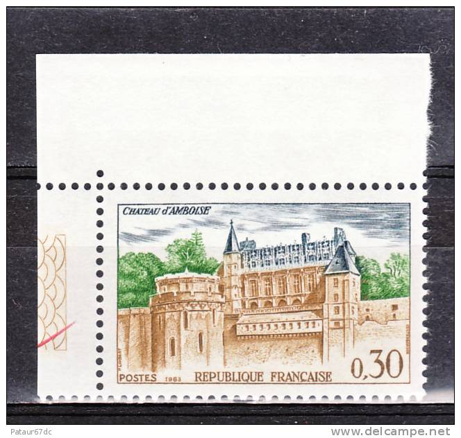 FRANCE / 1963 / Y&T N° 1390 ** : Château D´Amboise - Gomme D´origine Intacte - Ungebraucht