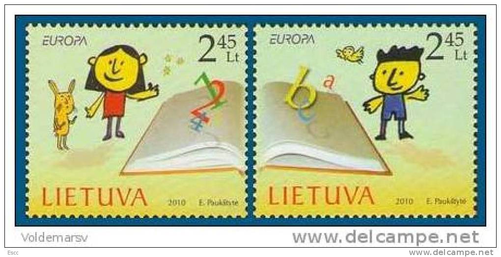 Mint Stamps Europa CEPT 2010 From Lithuania - 2010