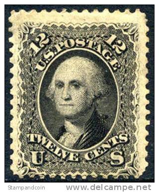 US #69 Mint Hinged 12c Washington From 1861 - Nuovi