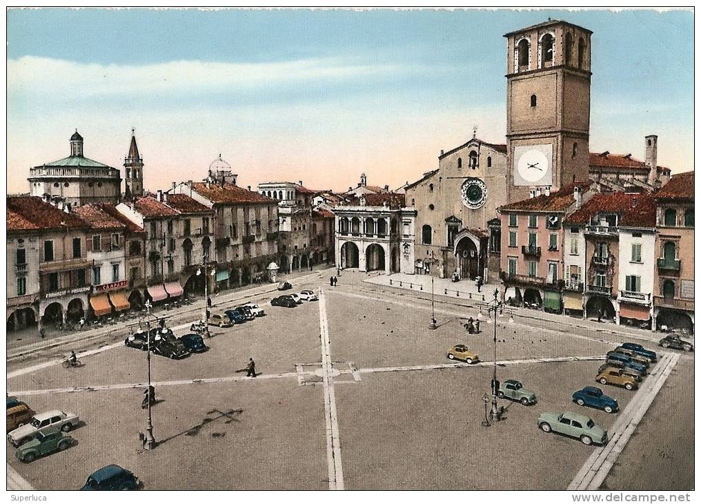 L-LODI-DUOMO E PIAZZA DELLA VITTORIA - Lodi