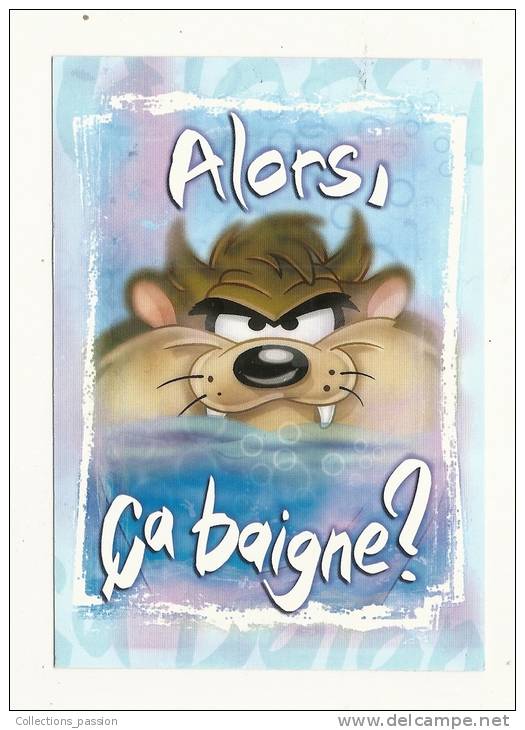 Cp, Bandes Dessinées, Taz - Alors, ça Baigne ? - Fumetti