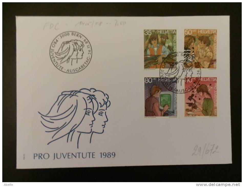 29/672  FDC  SUISSE - FDC