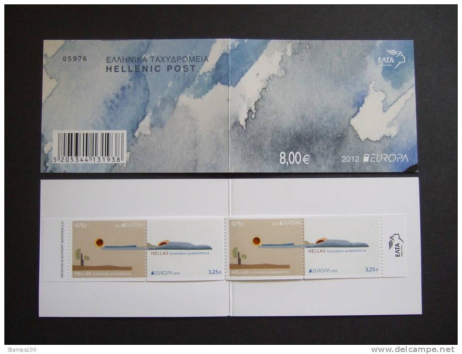 GREECE 2012   BOOKLET        MNH **     (MAP30-800) - 2012