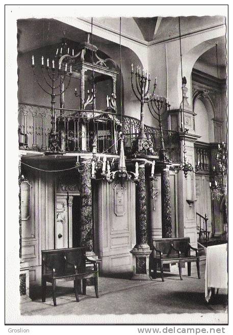 SYNAGOGUE DE CARPENTRAS  1741 A 1784 CONSTRUITE SUR DES FONDATIONS REMONTANT AU XIV E S. MENOROTH CHANDELIERS 7 BRANCHES - Judaisme