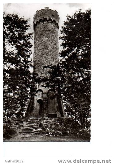 Waldkatzenbach Od. Aussichtsturm Auf Dem Katzenbuckel Sw Gezackt 60er - Invasi D'acqua & Impianti Eolici