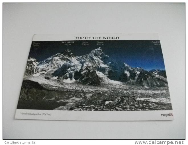 Affrancatura Commemorativa Nepal Everest  Top Of The World Vista Del Kalapatthar - Nepal