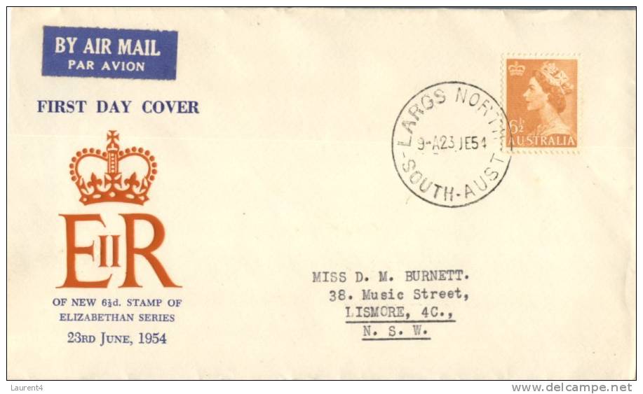 (101) FDC Cover - Queen's Head 6 1/2 D - Used Stamps