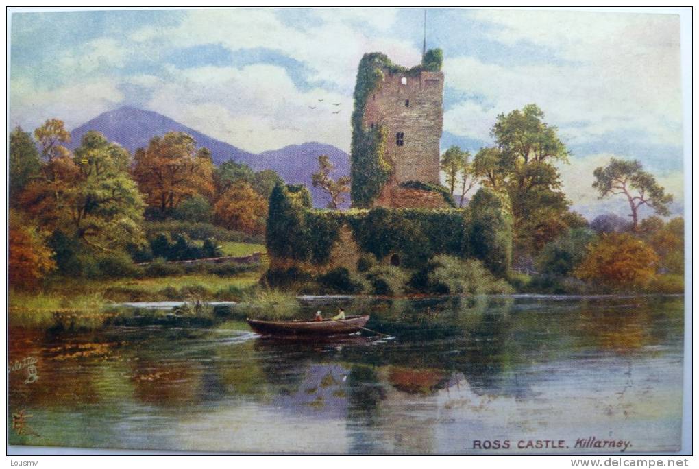 Killarney - Ross Castle - Tuck´s Post Card - Animée Colorisée - Kerry