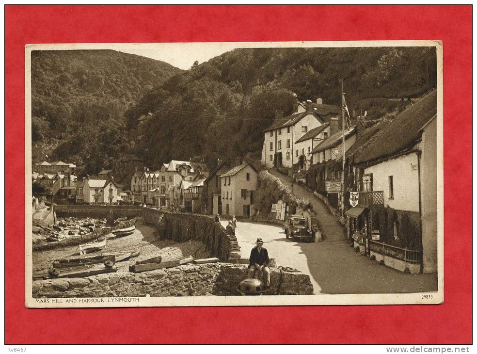 * MARS HILL AND HARBOUR LYNMOUTH(Automobile) - Lynmouth & Lynton