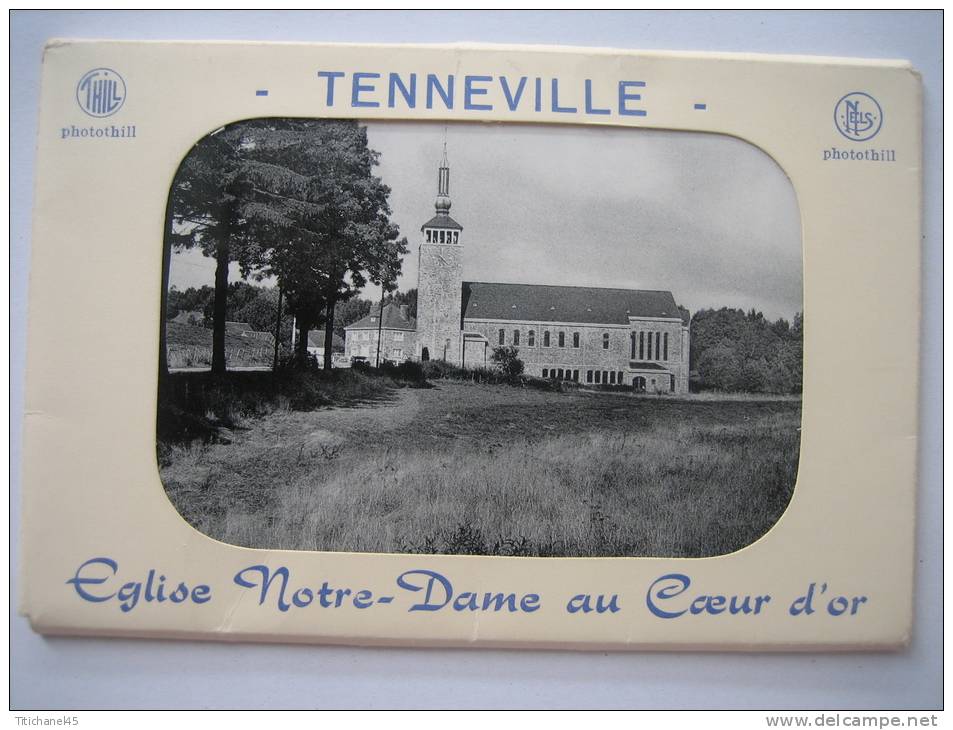 TENNEVILLE - Eglise Notre-Dame Au Coeur D´or - Carnet De 6 Cartes - Tenneville