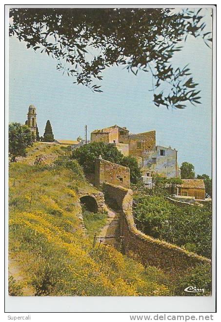 REF20.937  LA CORSE.  OCCIGLIONE PRES D´ILE-ROUSSE.VUE DU VILLAGE - Autres & Non Classés