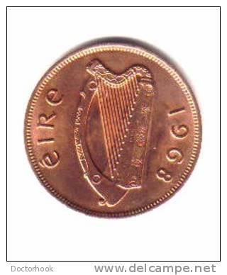 IRELAND   1  PENNY  1968 (KM # 11) - Ireland