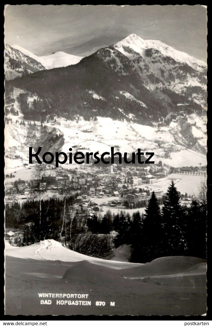 ÄLTERE POSTKARTE WINTERSPORTORT BAD HOFGASTEIN Winter Schnee Hiver Snow Neige Cpa Postcard AK Ansichtskarte - Bad Hofgastein
