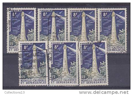 NOUVELLES CALEDONIE - 327 Obli (7 Timbres) Cote 7 Euros Depart à 10% - Used Stamps