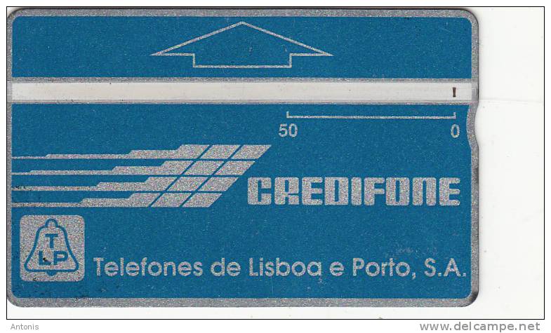 PORTUGAL(L&G) - TLP Logo 50 Units, CN : 008B, Tirage 60000, 08/90, Used - Portugal