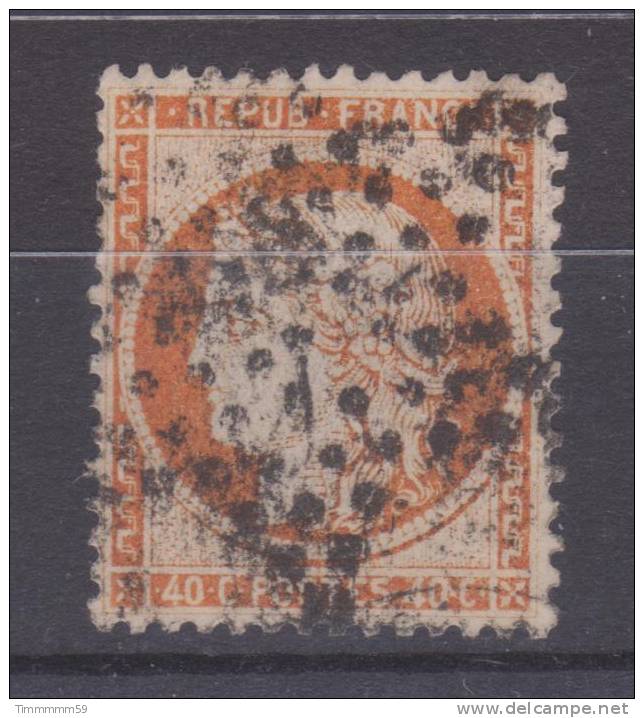 Lot N°18253   Variété/n°38, Oblit étoile Muette De PARIS, Filet EST, - 1870 Siege Of Paris