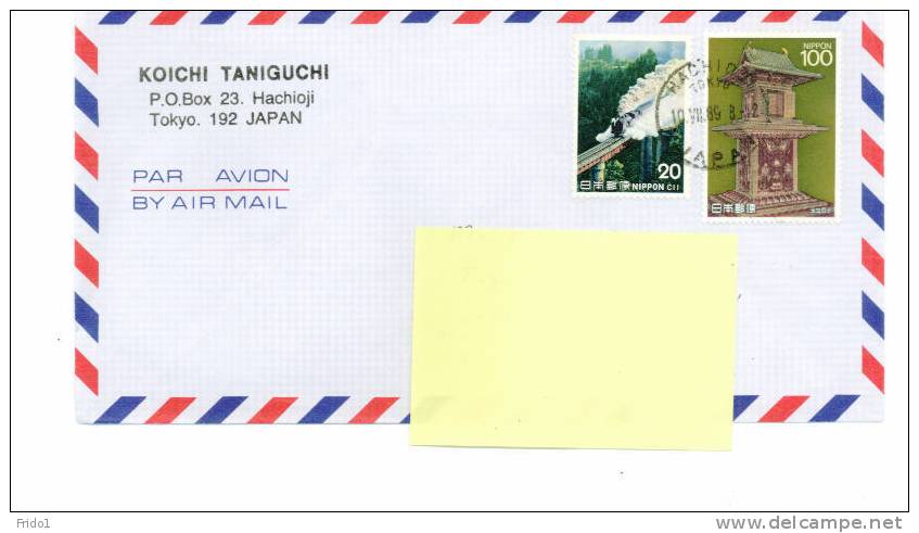 Japan Echt Gelaufenes Brief / Letter - Lettres & Documents
