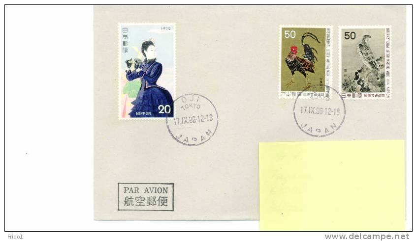 Japan Echt Gelaufenes Brief / Letter - Covers & Documents