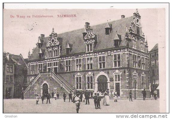 NIJMEGEN DE WAAG EN POLITIEBUREAU  1912 - Nijmegen