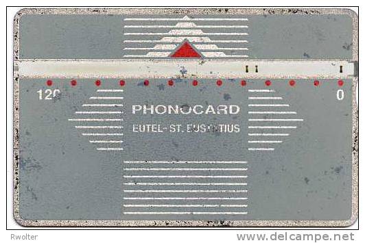 @+ Rare : Ancienne Telecarte De Saint-Eustache - 120 U - Série LG : 402B... - Antilles (Neérlandaises)