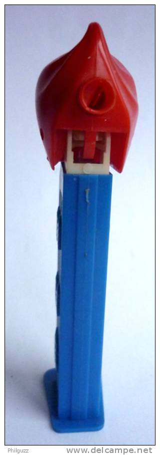 RARE PEZ PEROQUET Avec Sifflet Pied Fin Bleu - PEROT With Whistles Blue Feet 80s Pied Fin - Thin Feet  3 942 683 - Pez