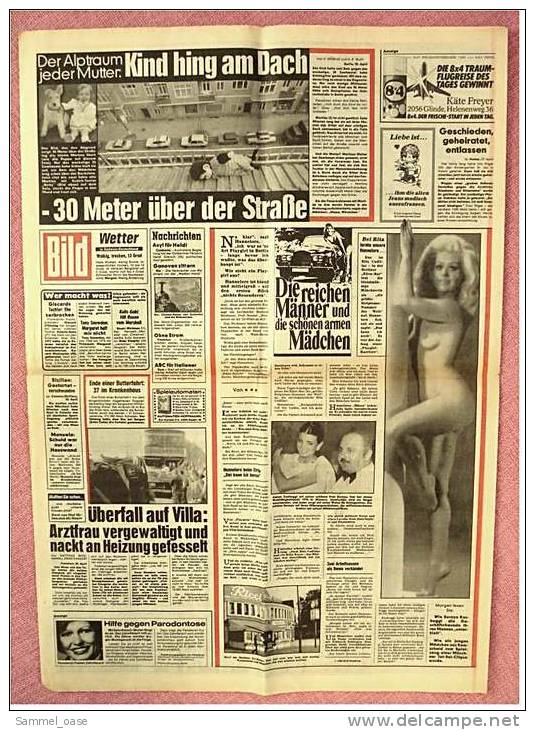 BILD-Zeitung Vom 23. April 1980  -  Beatrix Krönung : Geht Sie Unter In Blut Und Krawall ? - Autres & Non Classés