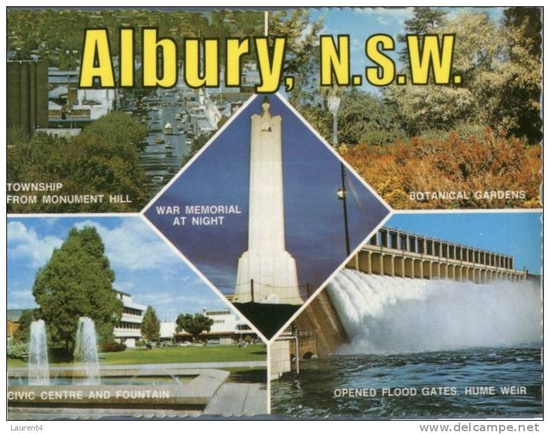 (301) New South Wales - Albury (with War Memorial) - Albury