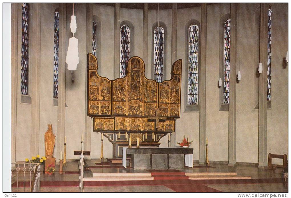 4426 VREDEN, Pfarrkirche St.Georg - Flügelaltar, 1971 - Vreden