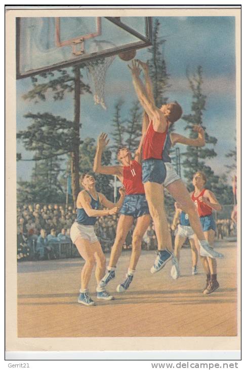 SPORT - BASKETBALL - Russland Ganzsache 1965 - Baloncesto