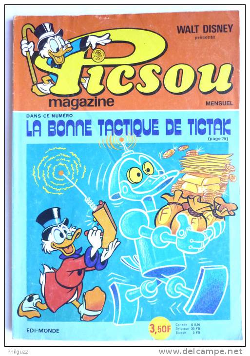 PICSOU MAGAZINE N° 46 - 1975 - Picsou Magazine