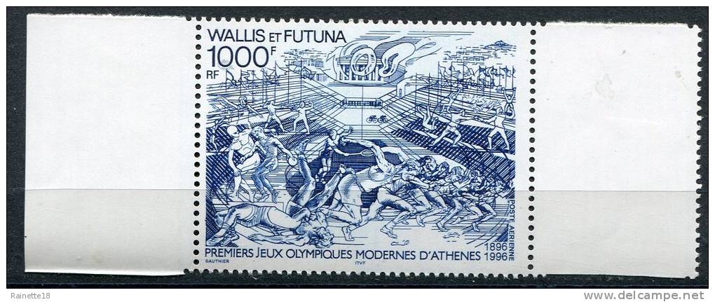 Wallis Et Futuna         PA  194  **   Centenaire Des J.O Modernes - Sonstige & Ohne Zuordnung
