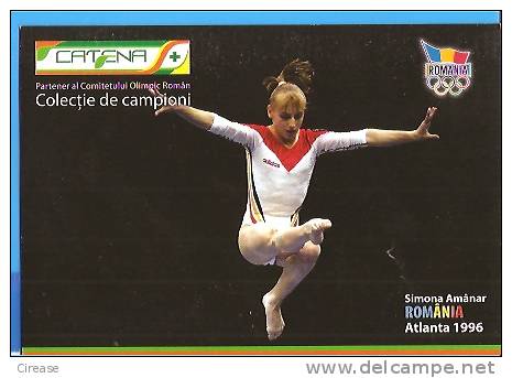 Romania  Simona Aminar Gymnastics Postcard Not Used - Gymnastique